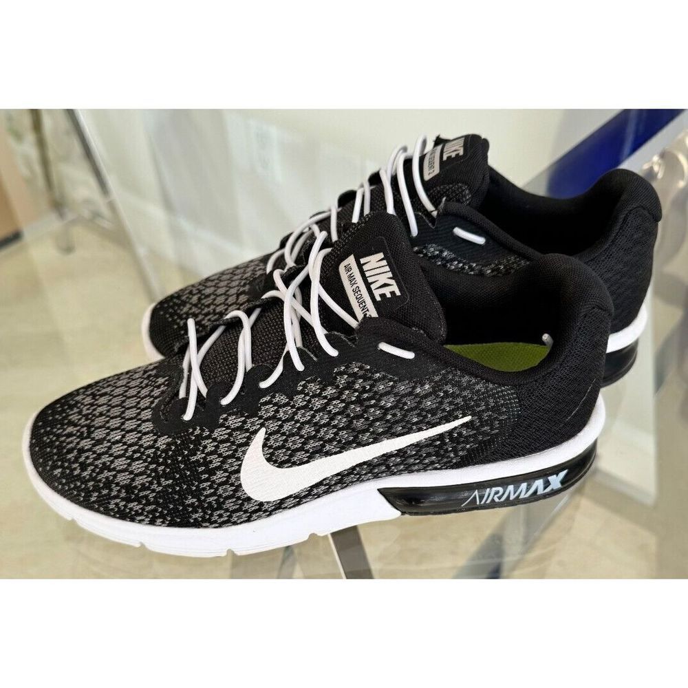 Size 8 - Nike Air Max Sequent 2 Black Dark Grey